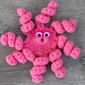 Handmade Googly Eye Fidget Octopus